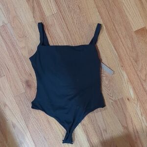 NWT SKIMS Onyx fits Everybody Square Neck Bodysuit